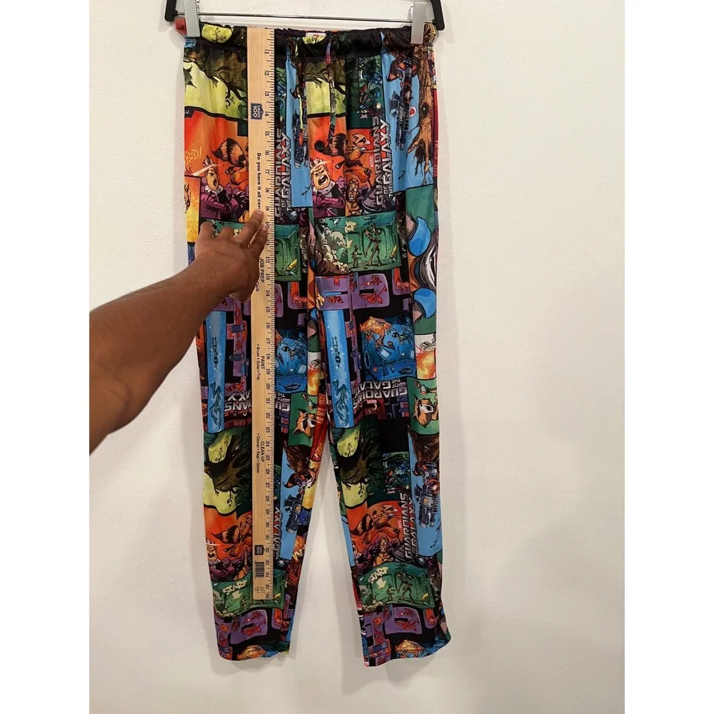 Marvel Pajama Pants Kids Pre teen Small Multicolor Guardians of the Galaxy Comic